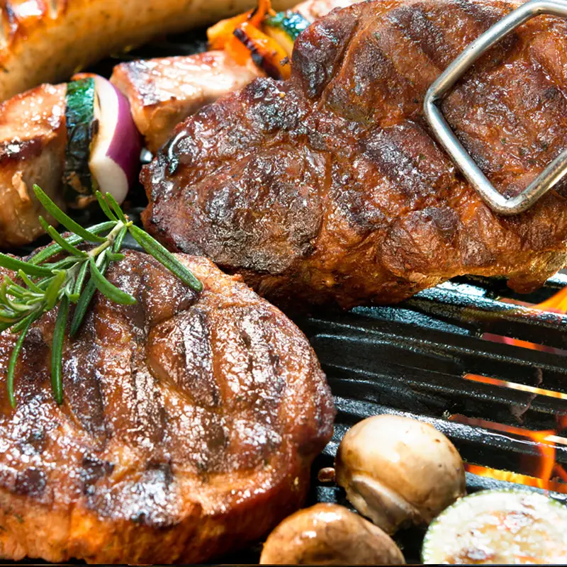 bestes Grillfleisch direkt vom Metzger am Campingplatz Waischenfeld
